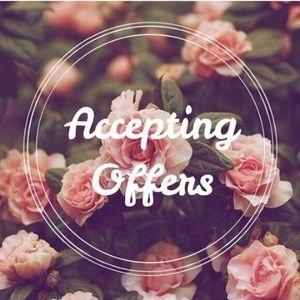 I consider all offers so feel free to make one! 🌸